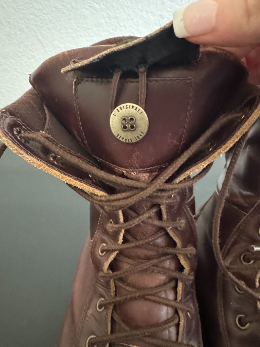 Palladium Depuis 1947 Leather Boots - Picture 5 of 9